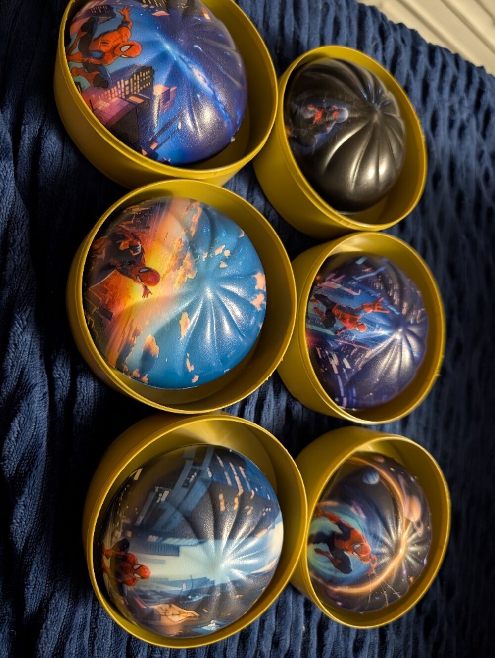6 New Spider-Man Theme Foam Dumplings